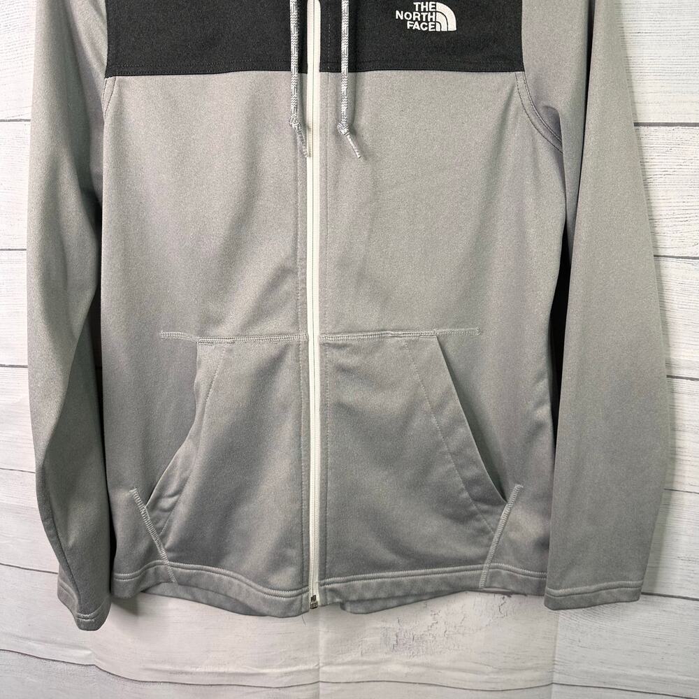 The North Face Womens Tech Mezzaluna Hoodie Jacket Full Zip Medium Gray Outdoor - Picture 4 of 9